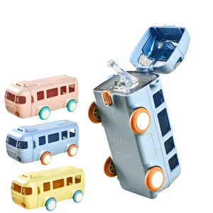 BusBottle | Sacia tu sed de una manera divertida y práctica - Botella perfecta para niños