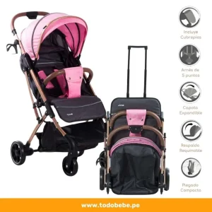 COCHE MALETA SUNNY ROSA