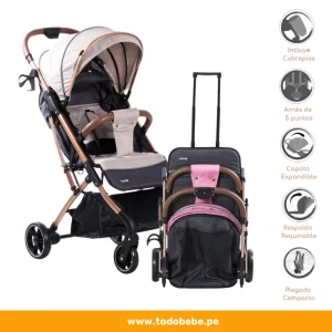COCHE MALETA SUNNY BEIGE