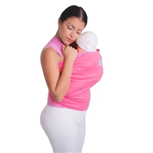 MONCHITOS – FULAR CLÁSICO ERGÓNOMICO ROSADO