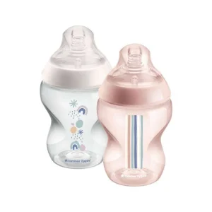 Biberon Closer to Nature 9oz niña x2 unidades – Tommee Tippee