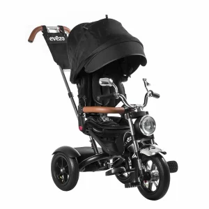 EVEZO TRICICLO ALUMINIO RECLINABLE PREMIUM NEGRO