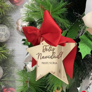 Estrella «Feliz Navidad Profe»