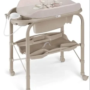 CAM BAÑERA CAMBIADOR PLEGABLE CAMBIO BEIGE