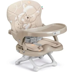 CAM SILLA DE COMER SMARTY PORTATIL PLEGABLE OSO BEIGE