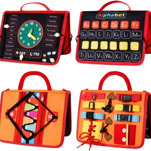 EduBoard | Estimula el Aprendizaje y el Juego - Tablero de actividades Montessori de viaje