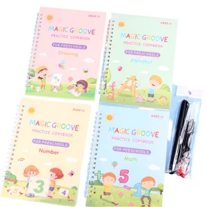 ABC Cuadernos Reutilizables | Descubre la diversión en aprender - Practica el alfabeto y los colores