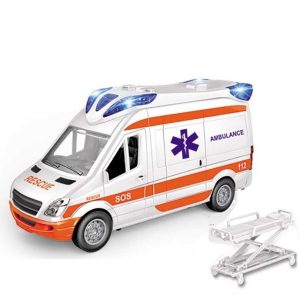 Ambulancia con Camilla Luz y Sonido