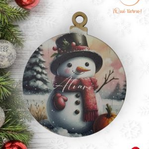 Bola Muñeco de Nieve color