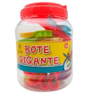 Bote gigante plastilina 14 pzas.
