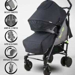 BABYGO COCHE BASTON DEPORTIVO NITRO NEGRO