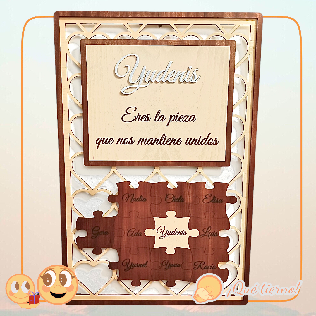 Cuadro La pieza que nos une