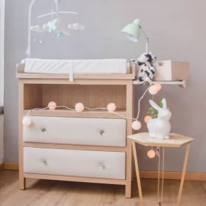 Cambiador dos Cajones Tapizado