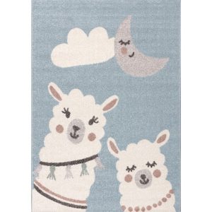 Alfombra rectangular Cute llama 160×230 cm