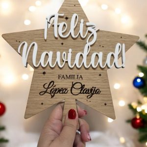 Estrella para la copa del Árbol de Navidad