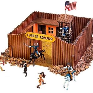 Fuerte comansi madera 8 figuras