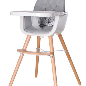 Trona Woody con Diseño de Madera y Altura Ajustable