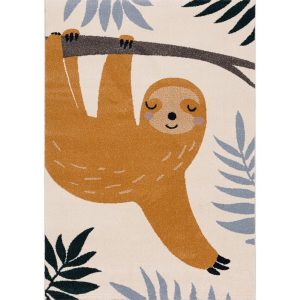 Alfombra rectangular Happy Sloth 120×170 cm