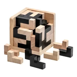 EcoToys SteadyStack | Juego de equilibrio de madera para niños y adultos - Educativo y sostenible, mejora la concentración y la destreza con 54 bloques