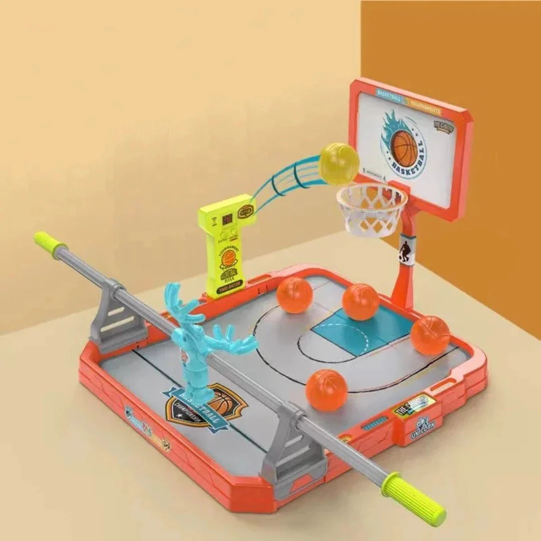 FingerHoops | Juego interactivo de baloncesto para dedos - Diseño compacto para coordinación mano-ojo y trabajo en equipo