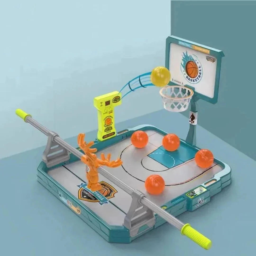 FingerHoops | Juego interactivo de baloncesto para dedos - Diseño compacto para coordinación mano-ojo y trabajo en equipo - Imagen 2