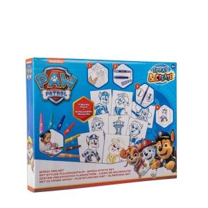 Juego de boligrafos patrulla canina spray & create