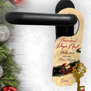 Llave mágica de Papá Noel y Los Reyes Magos a todo color
