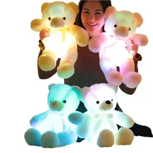 GlowTeddy | Ilumina la noche - Peluche de oso LED para niños