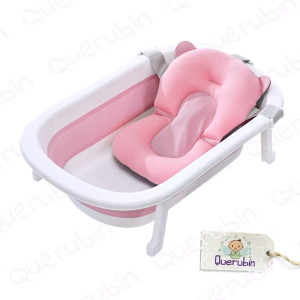 👼🏻Bañera Plegable con Termómetro y Malla