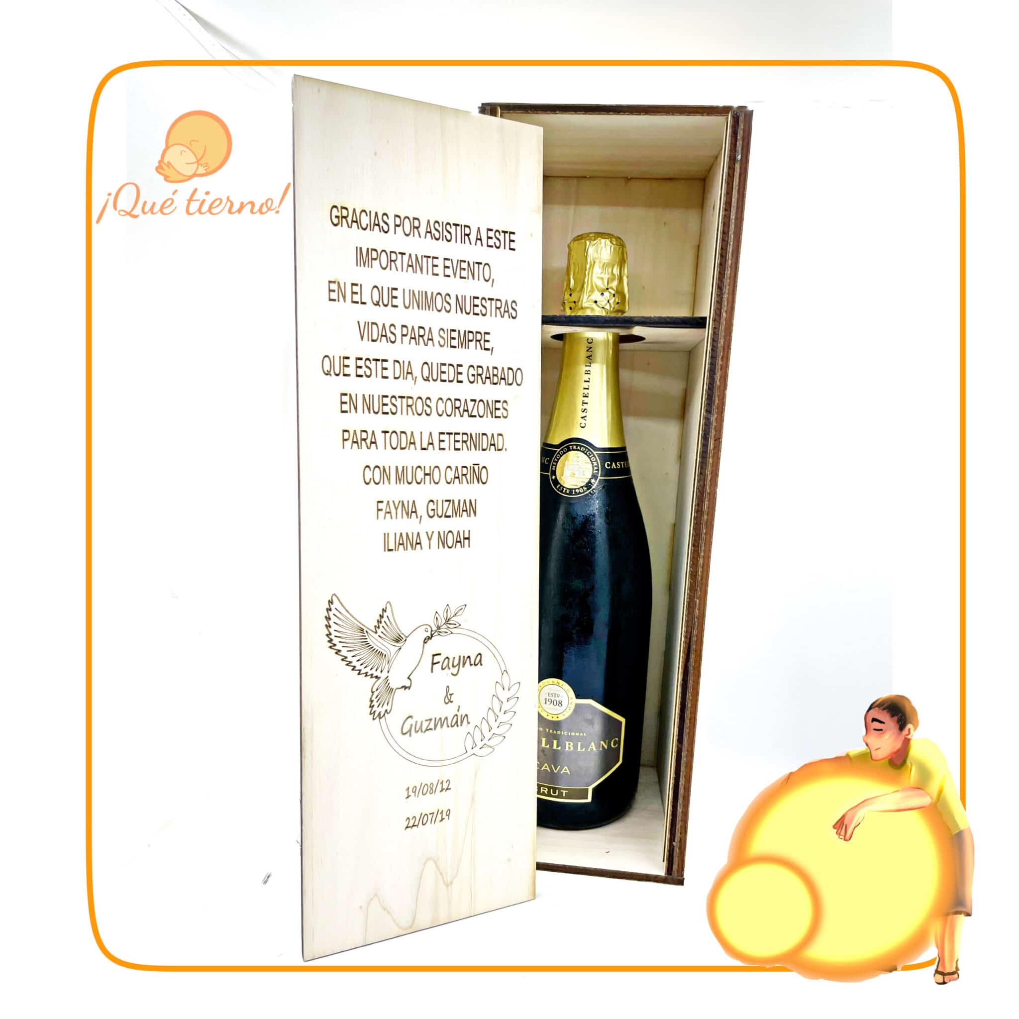 Caja de vino cerrada - Imagen 3