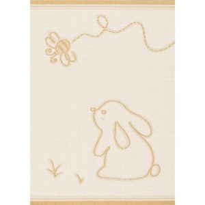 Alfombra rectangular Rabbit and Bee