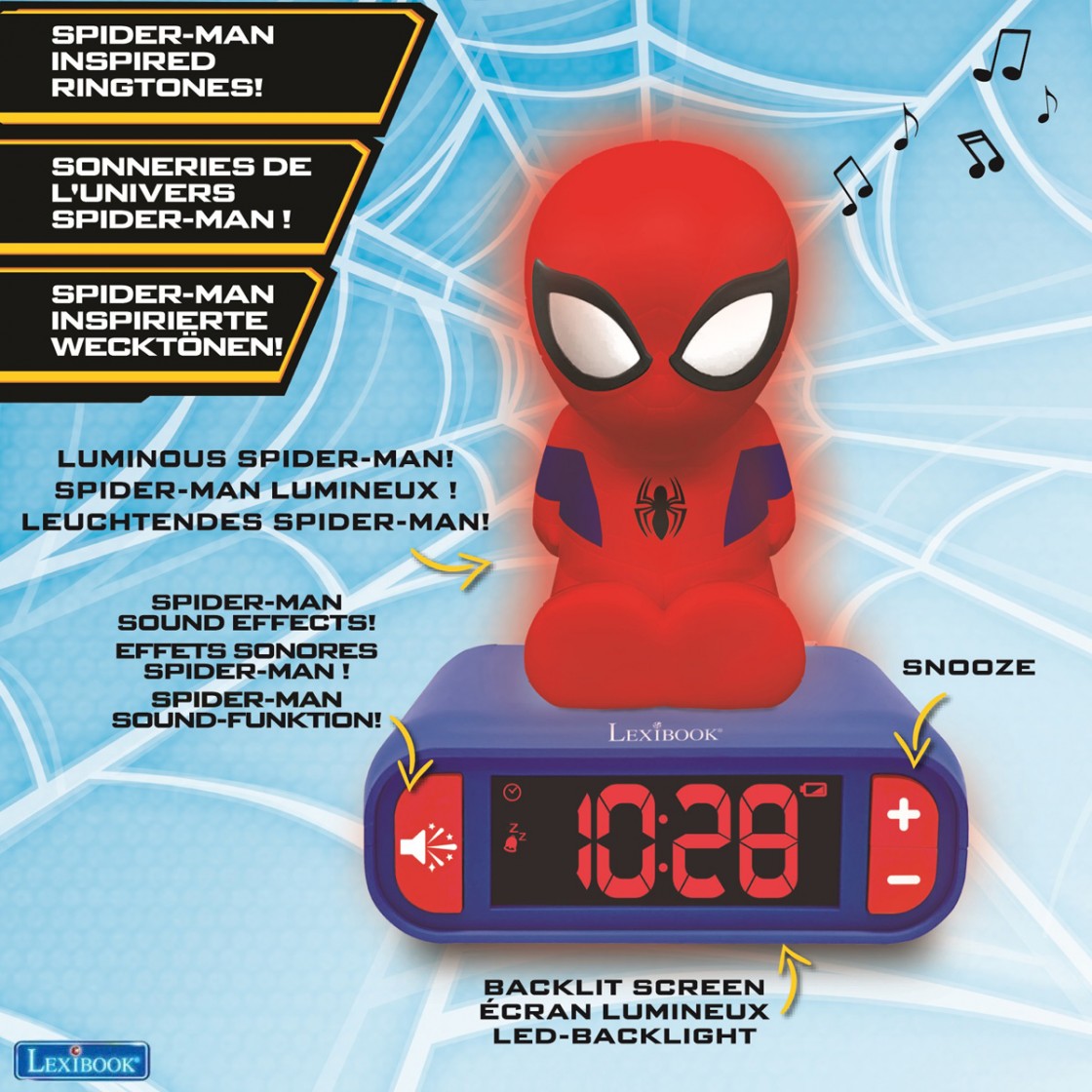 Reloj Despertador Spider-Man - Imagen 3