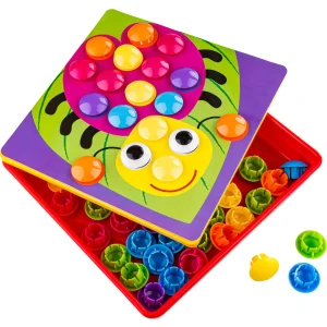 Rompecabezas educativo de botones