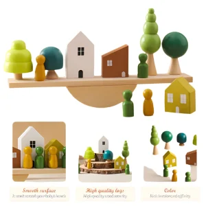 ForestBalance | Apila, ensarta y juega - Juego de equilibrio de madera con animales del bosque