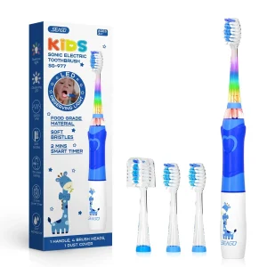 Cepillo de dientes eléctrico Happy Smile Kids | ¡Convierte el cepillado de dientes en una aventura! - Limpieza segura y divertida