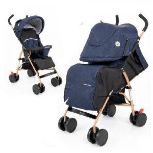 Coche Bastón Plegable Azul