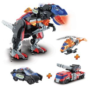 Switch&Go Dinos 4 en 1 Mega T-Rex S.O.S