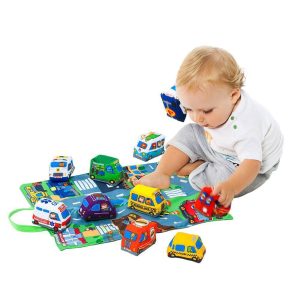 Tapiz ciudad con coches