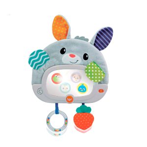 Espejo cuna conejito luz y sonido