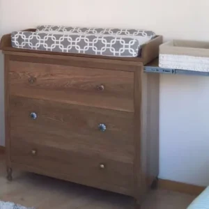 Cambiador de bebe En Roble/Wash