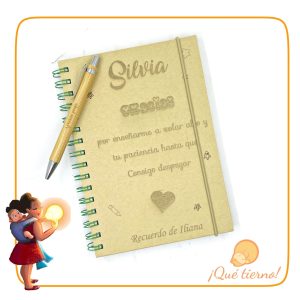 Libreta tapa dura de papel reciclado