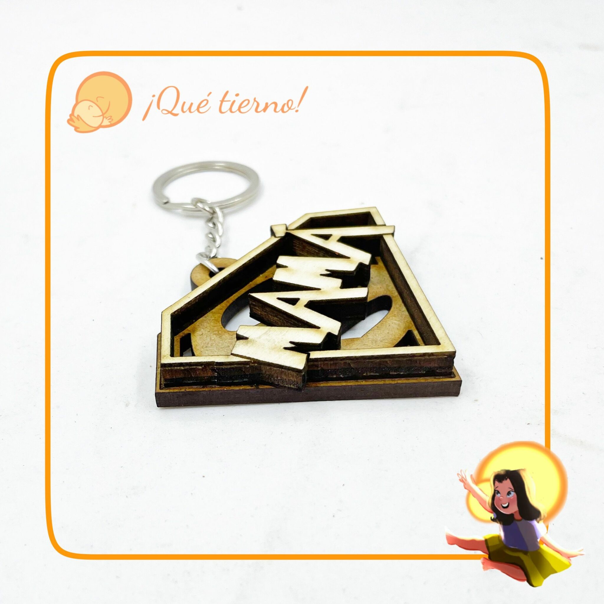 Llavero Súper Mamá y Súper Abuela - Imagen 4