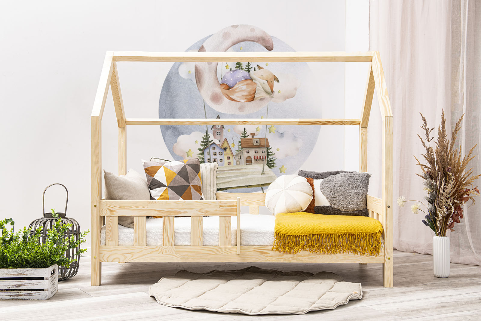 Adhesivos murales – Zorro en la luna