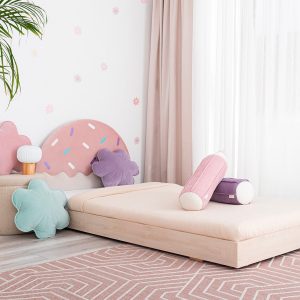 Cama infantil, Cama tapizada Confetti