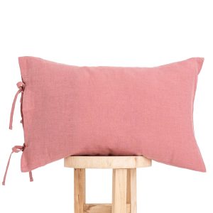 Linen Pillow Cases with ribbons