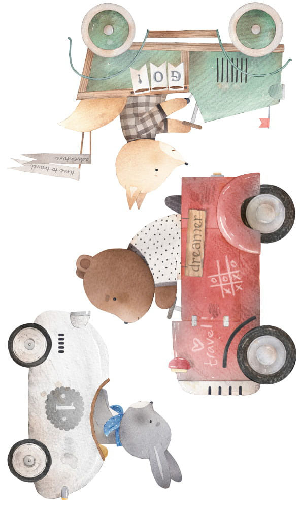 Adhesivos murales – Carrera retro 4 - Imagen 2