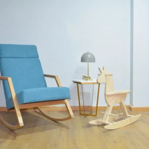 Silla Mecedora Con Forma En Ele