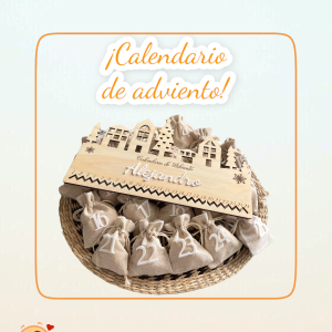 Calendario de Adviento Navidad Pueblo Nórdico