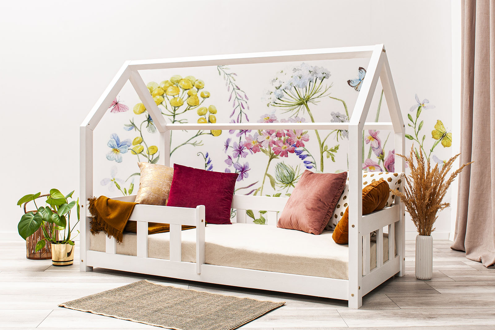 Adhesivos murales – Flores silvestres – pradera