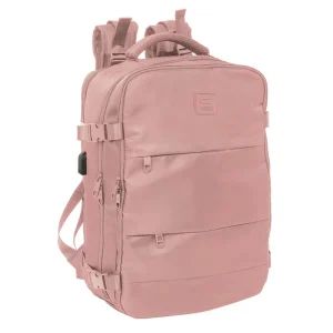 Mochila maleta cabina rosa palo